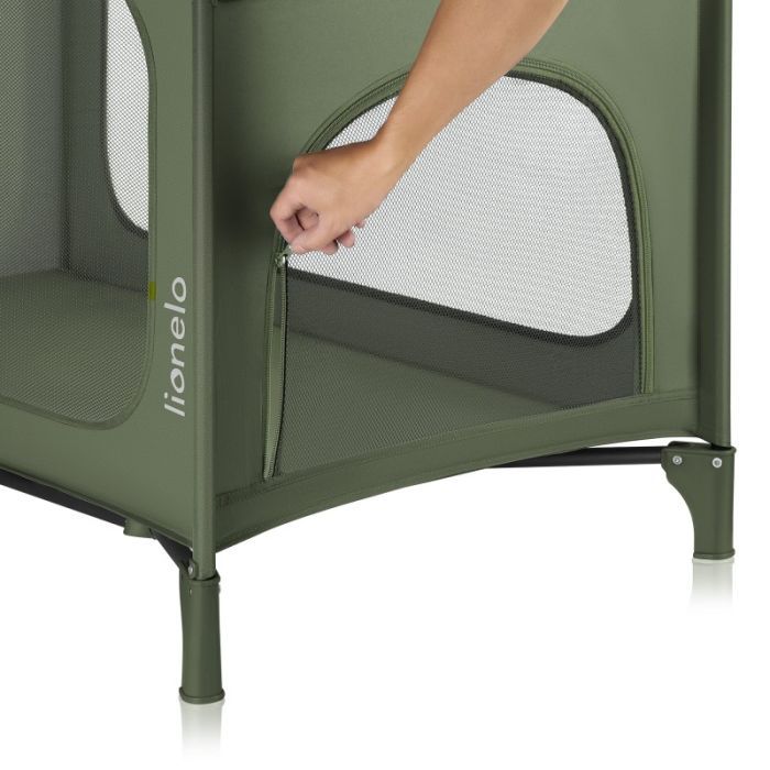 Детский манеж Lionelo JASMIN EASY FOLD GREEN OLIVE Фото 8