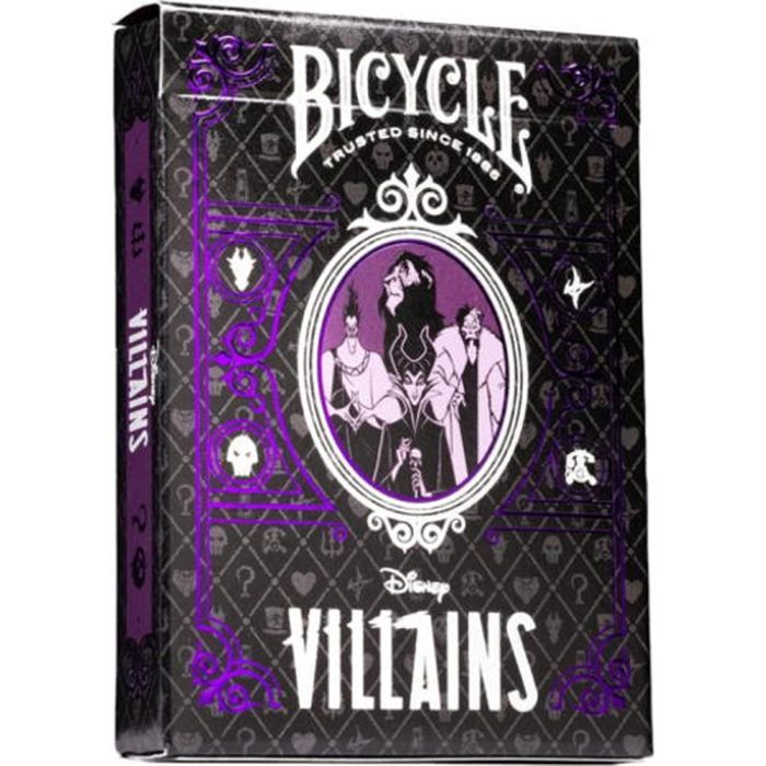 Карты игральные Bicycle Disney Villains (purple) Фото