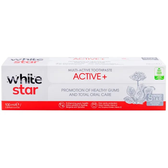 Зубная паста White Star Active+ 100 мл Фото