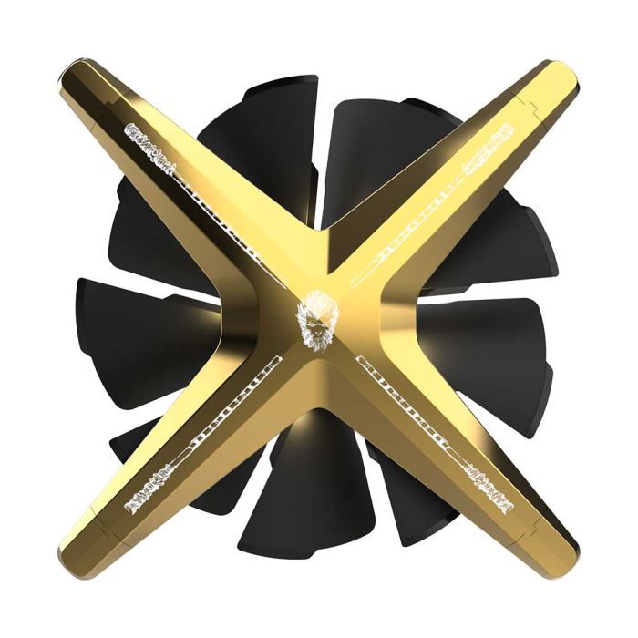 Кулер для корпуса Alseye X12 (Golden WK Push) Фото