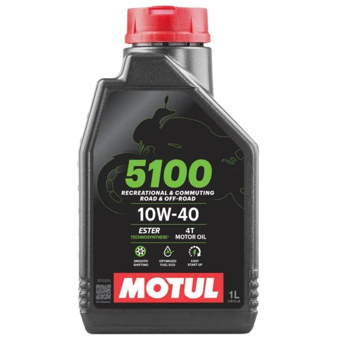 Моторное масло MOTUL 5100 4T SAE 10W-40 1л Фото