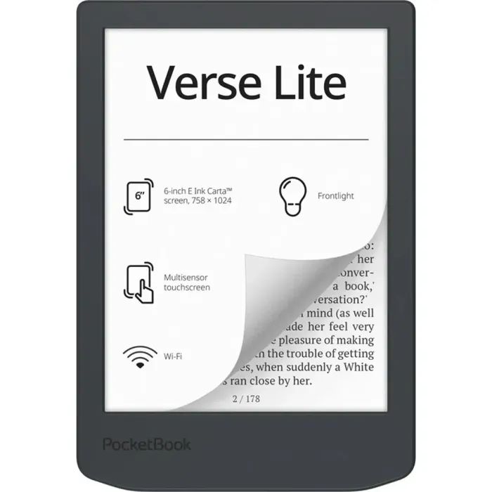 Электронная книга Pocketbook 619 Verse Lite, Midnight Grey Фото