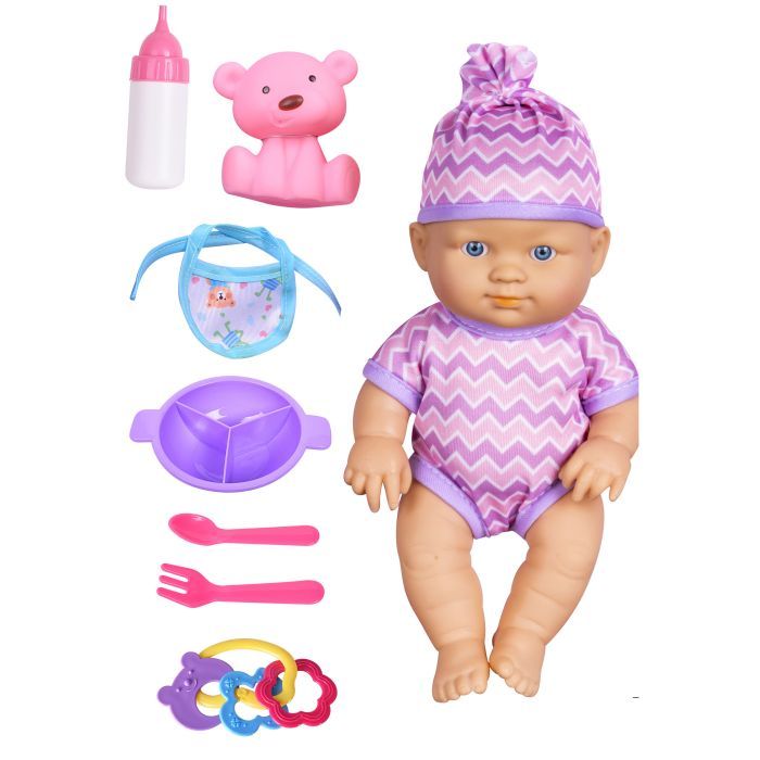 Пупс Lunabebe виниловый с аксессуарами 22 см Фото