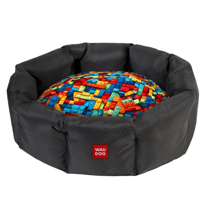 Лежак для животных WAUDOG Relax "Блоки" M Фото