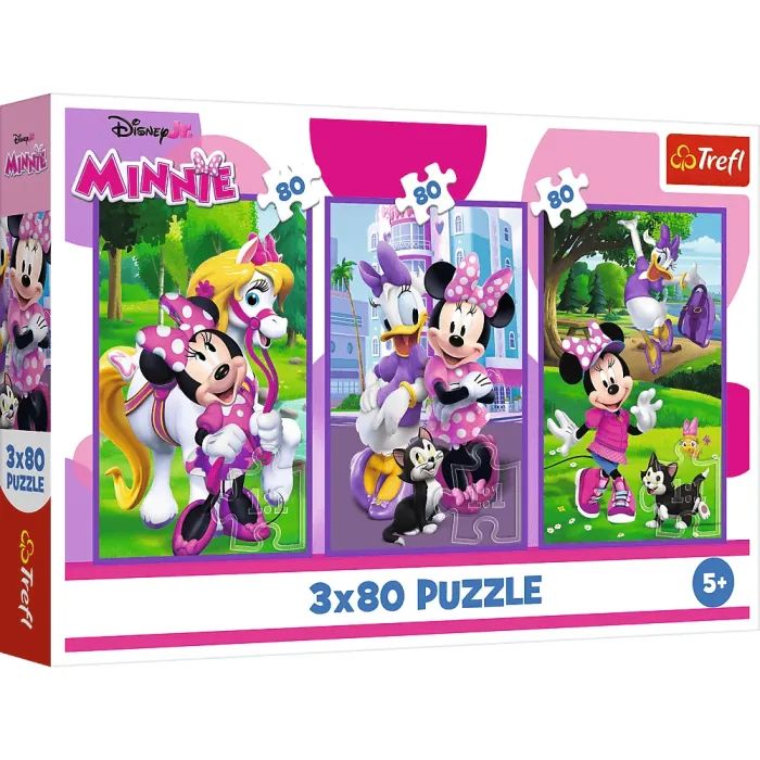 Пазл Trefl Mickey&friends Мінні та друзі 3x80 Фото