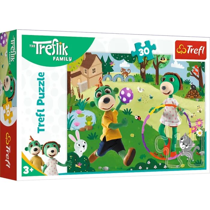 Пазл Trefl Treflik Активный день 30 элементов Фото