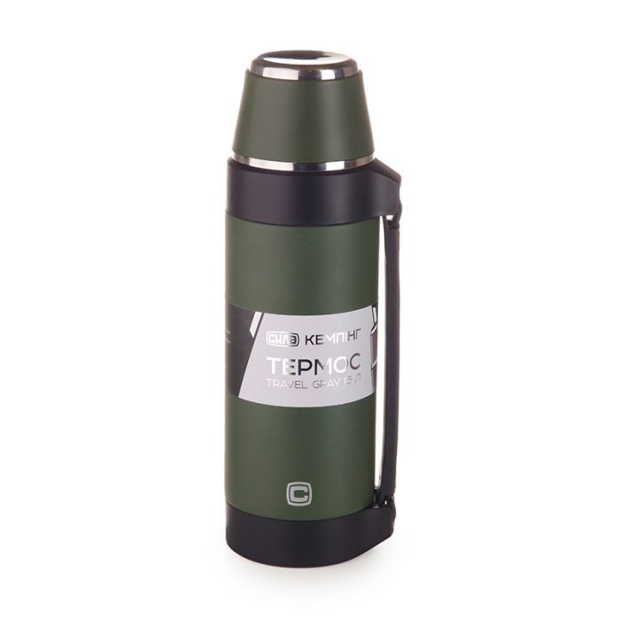 Термос СИЛА Travel Grey 1.5 л Фото