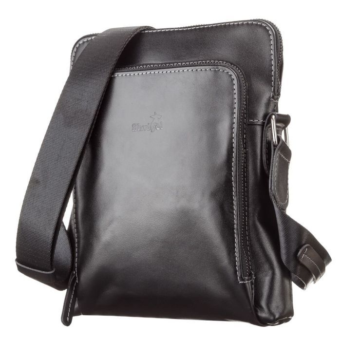 Сумка Shvigel Кожаная Черная Фото