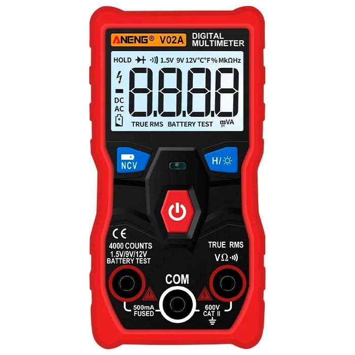 Цифровой мультиметр ANENG AN-V02A, V, A, C Фото