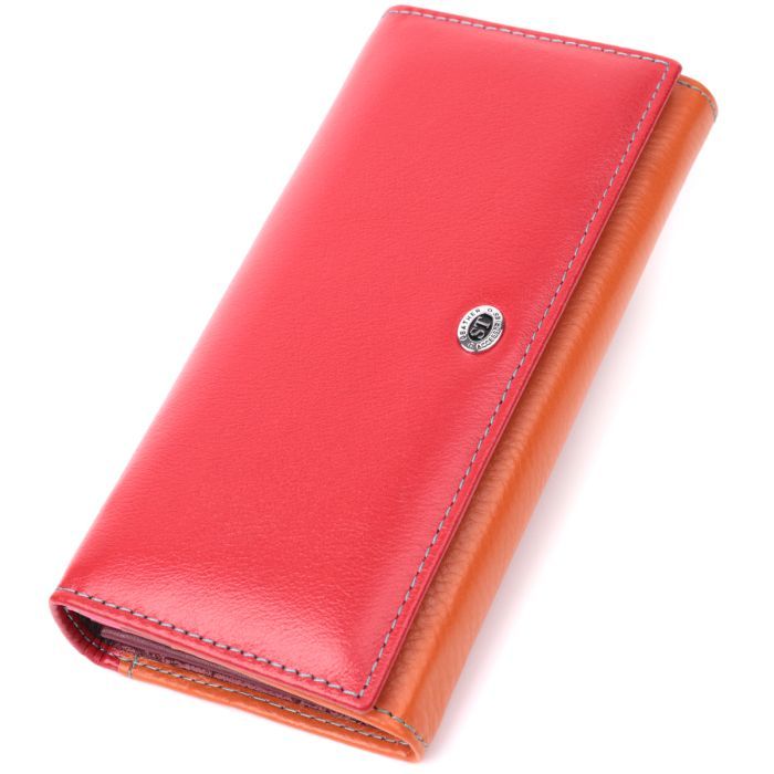 Кошелек ST Leather Из натуральной кожи Разноцветный Фото