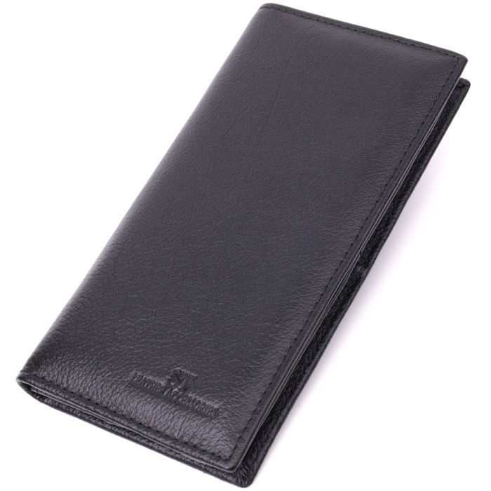 Кошелек ST Leather Из натуральной кожи Черный Фото