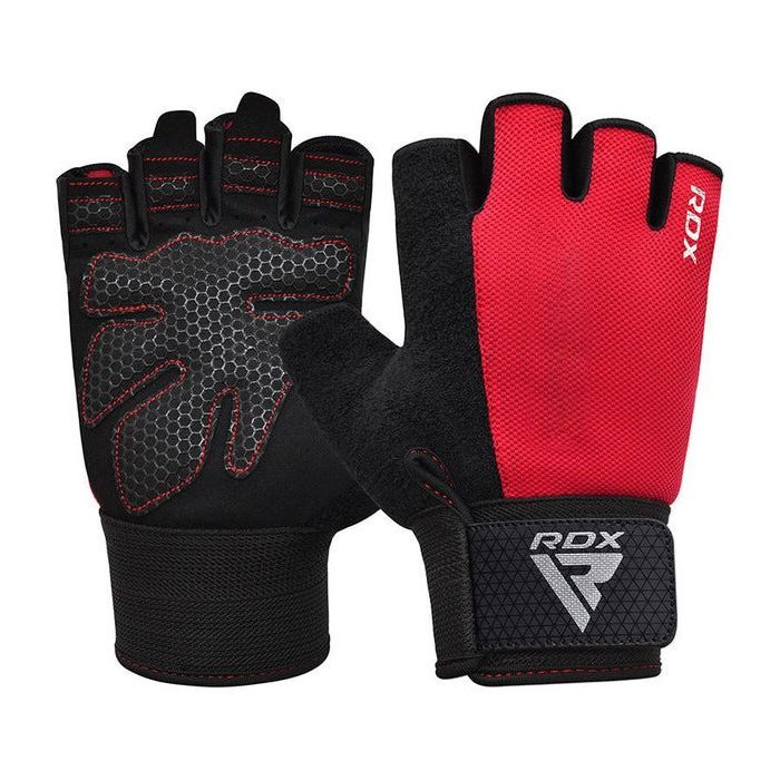 Перчатки для фитнеса RDX W1 Half Red M Фото