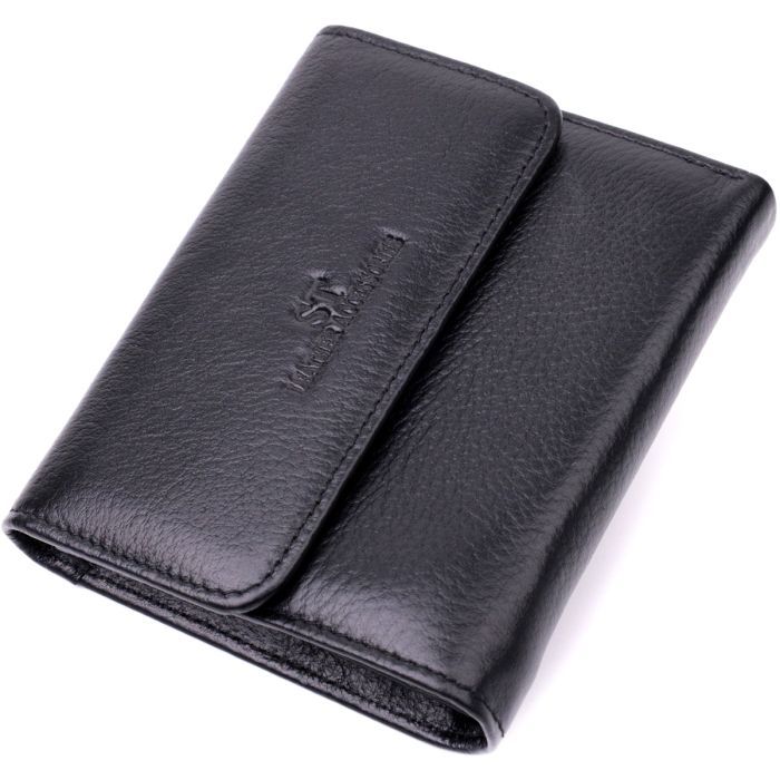 Кошелек ST Leather Из натуральной кожи Черный Фото