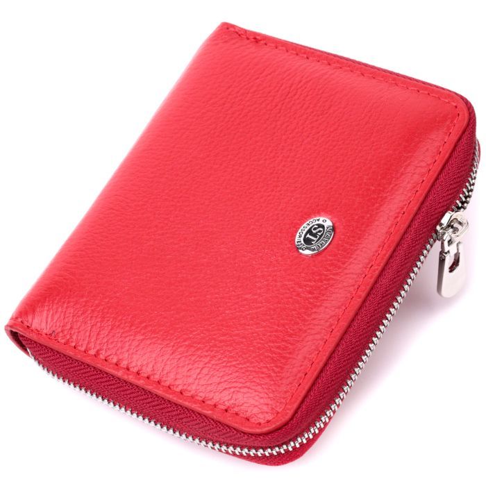 Кошелек ST Leather Кожаный Красный Фото