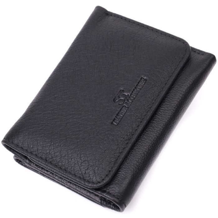 Кошелек ST Leather Кожаный Черный Фото
