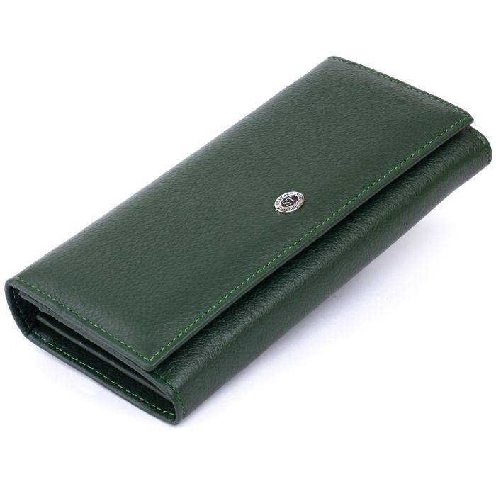 Кошелек ST Leather Зеленый Фото