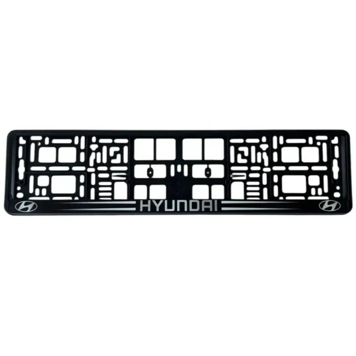 Рамка номерного знака Poputchik Hyundai Фото