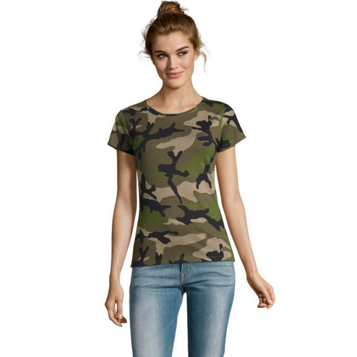 Футболка Sol's Camo women камо L Фото