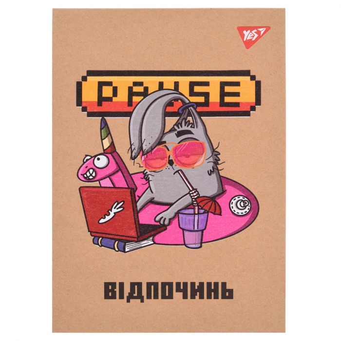 Блокнот Yes Urban animals В6 80 аркушів клітинка Фото