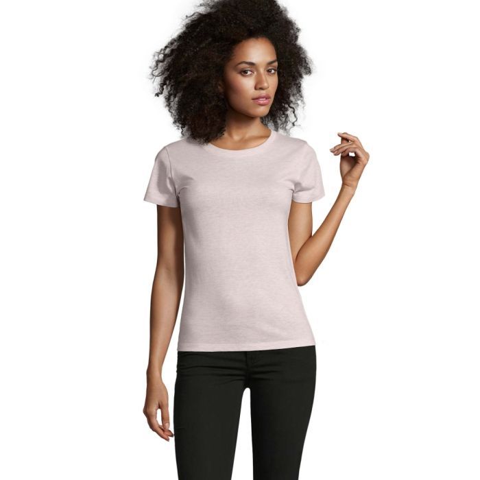 Футболка Sol's Regent Fit Women рожевий меланж S Фото