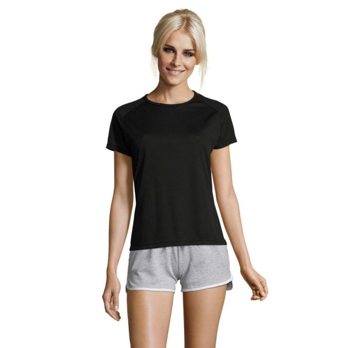 Футболка Sol's Sporty Women чорний M Фото