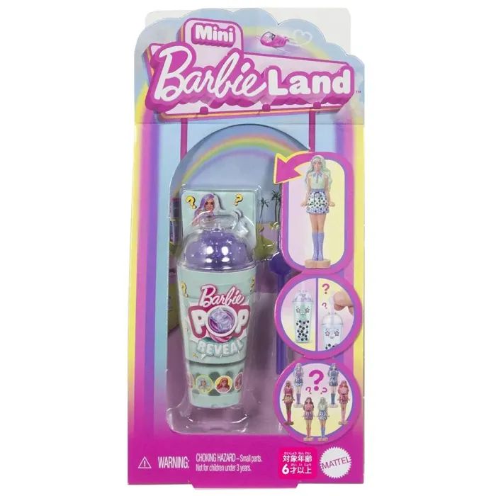 Кукла Barbie сюрприз Mini BarbieLand Pop Reveal Крутые Бабл-ти Фото