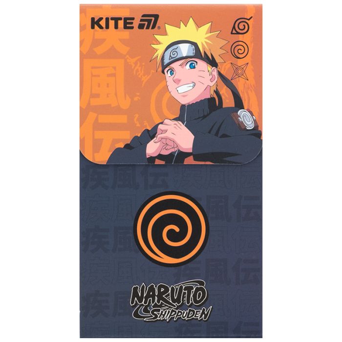 Блокнот Kite на магніті Naruto 60 аркушів, клітинка Фото