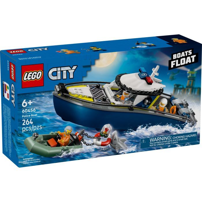Конструктор LEGO City Преследование на полицейском катере Фото