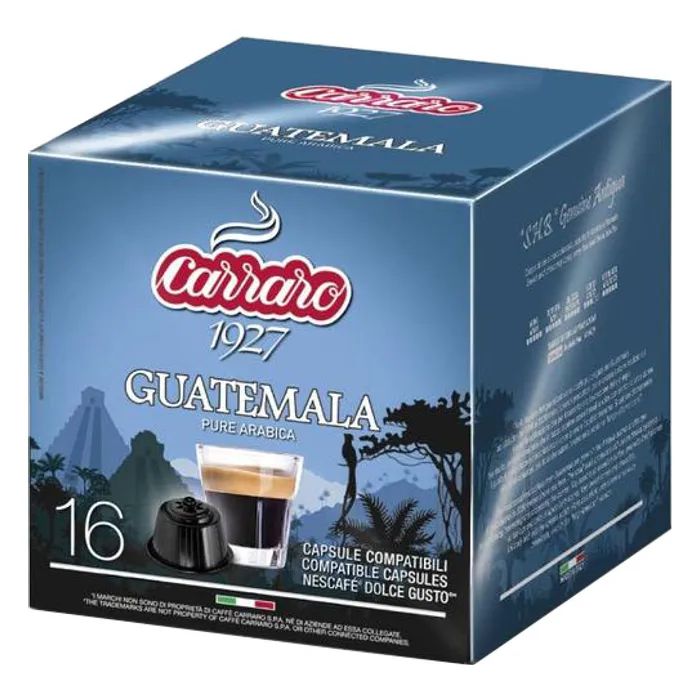 Кофе Carraro Guatemala Dolce Gusto в капсулах 16х7 г Фото
