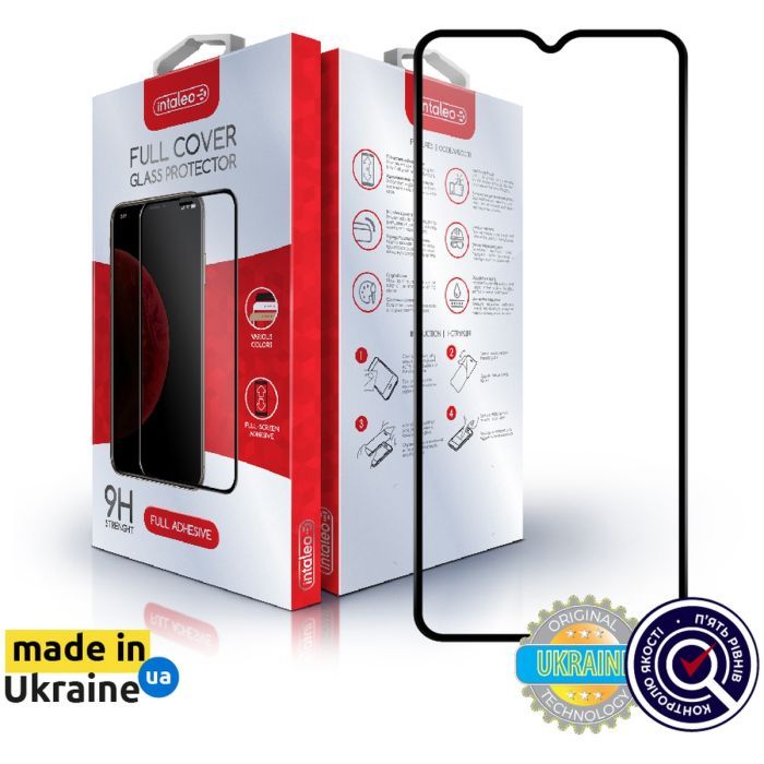 Стекло защитное Intaleo Full Glue Vivo Y21S Black Фото