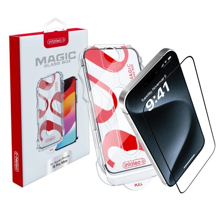 Стекло защитное Intaleo MagicBox Apple iPhone 15 PRO MAX Фото