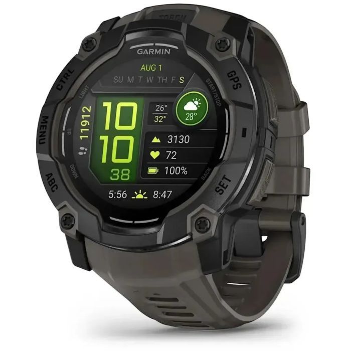 Смарт-часы Garmin Instinct 3, Tactical, AMOLED, 50mm, Black, GPS Фото