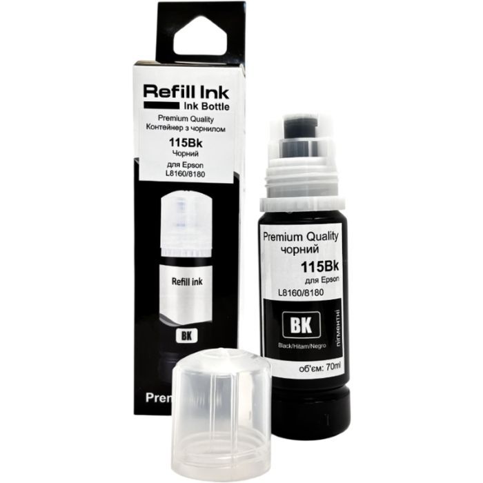 Чернила Premium Quality Epson 115 70мл Black Pigment C13T07C14A Фото