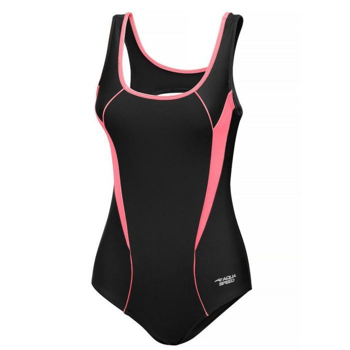 Купальник Aqua Speed Kate 413-34 чорний, помаранчевий 44 Фото