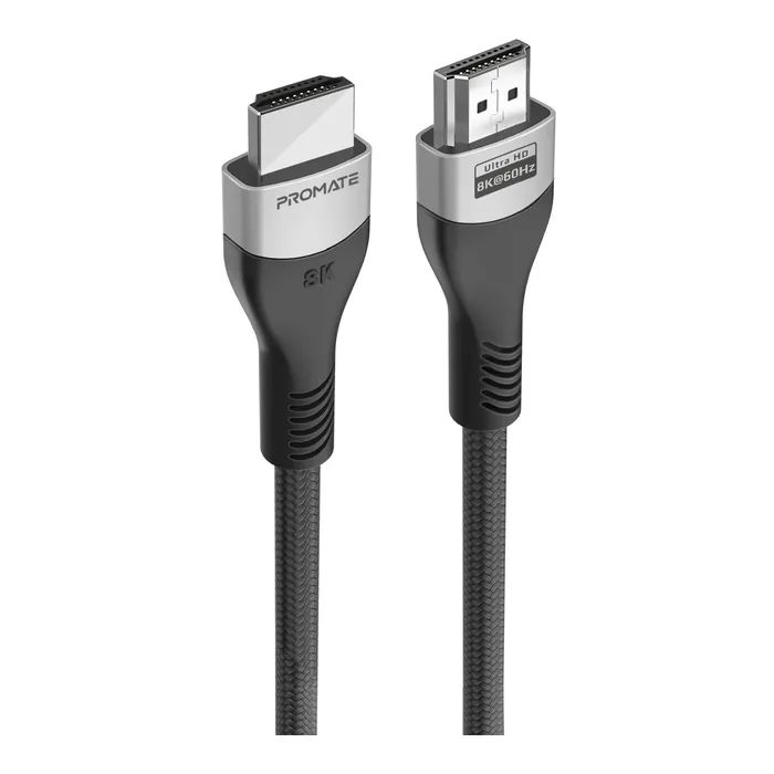 Кабель мультимедийный Promate HDMI M to HDMI M 3.0m V2.1 grey Фото