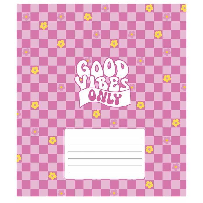 Тетрадь Школярик Good vibes only 18 листов линия Фото