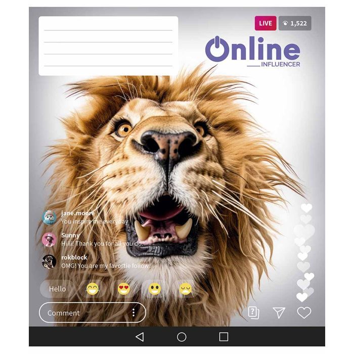 Тетрадь Школярик Online 36 листов линия Фото