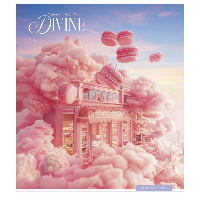 Тетрадь Школярик Fantasy life 36 аркушів лінія Фото