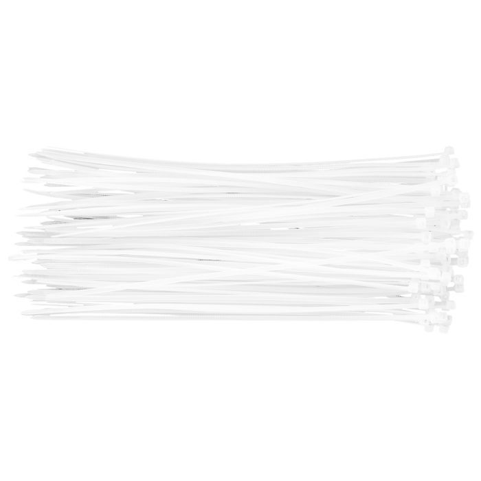 Стяжка Neo Tools 100шт, пластик, 2.5x200мм, белая Фото