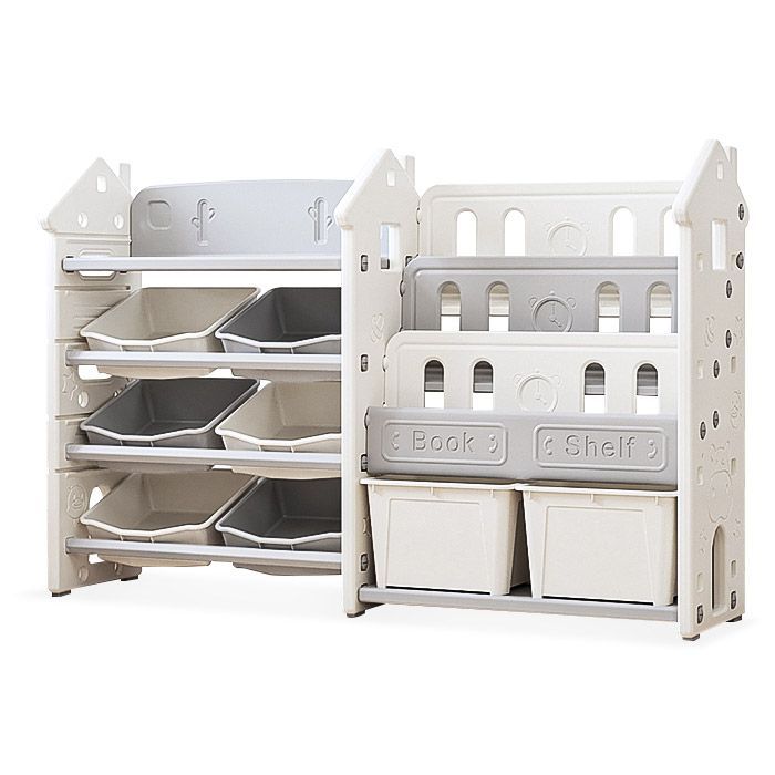 Детский стеллаж Mealux Block White Фото