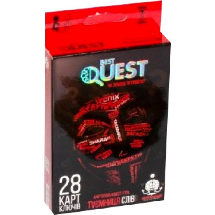 Настольная игра Danko Toys Best Quest. Таємниці слів (укр.) Фото