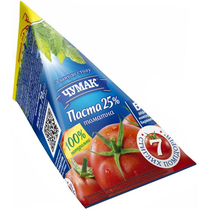 Соус Чумак Томатная паста 25% 70 г Фото