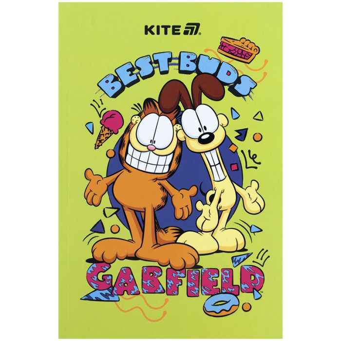 Блокнот Kite А5 Garfield 2 термобіндер, 64 аркуші, нелінований Фото