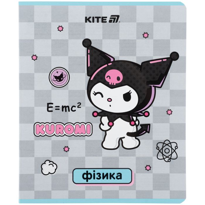 Тетрадь Kite предметная Kuromi 48 листов, клетка, физика Фото
