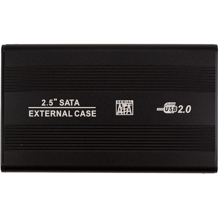Карман внешний PowerPlant HDD 2.5" USB2.0, 6.5 см Фото