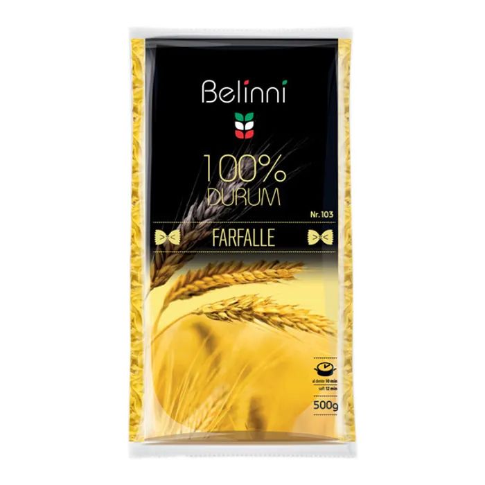 Макароны Belinni Бабочки фигурные 500 г Фото
