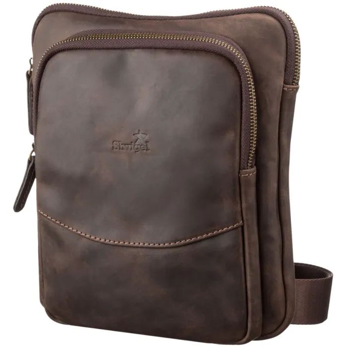 Сумка Shvigel Кожаная Коричневая Фото