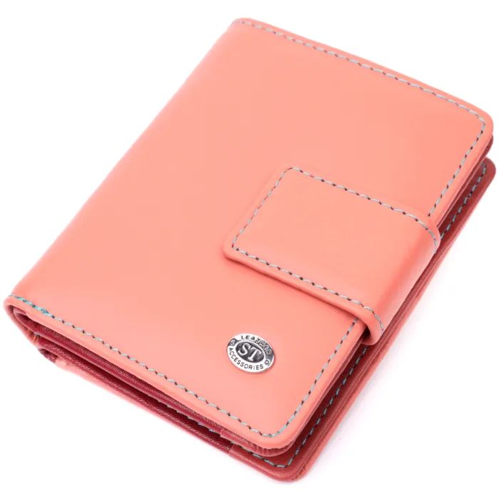 Кошелек ST Leather Кожаный Оранжевый Фото