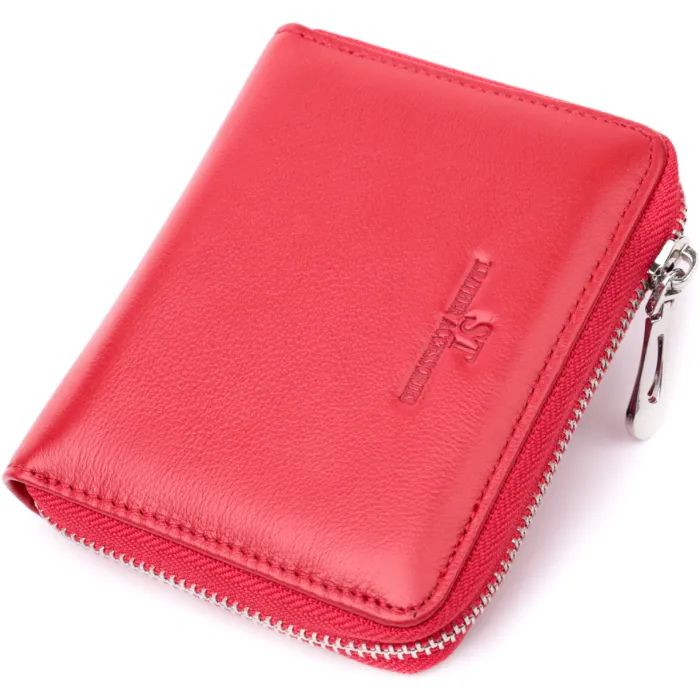 Кошелек ST Leather Из натуральной кожи Красный Фото