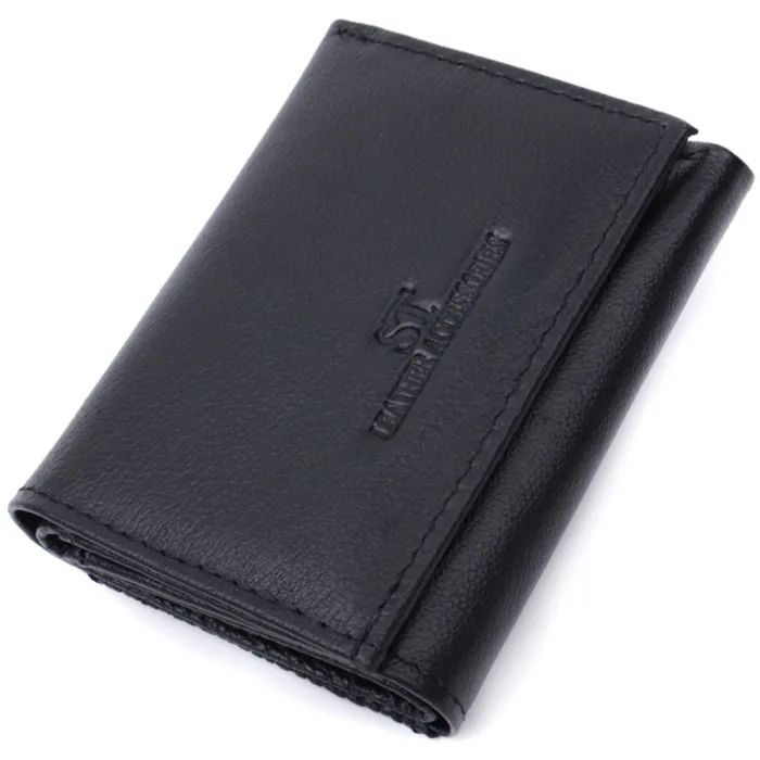 Кошелек ST Leather Из натуральной кожи Черный Фото